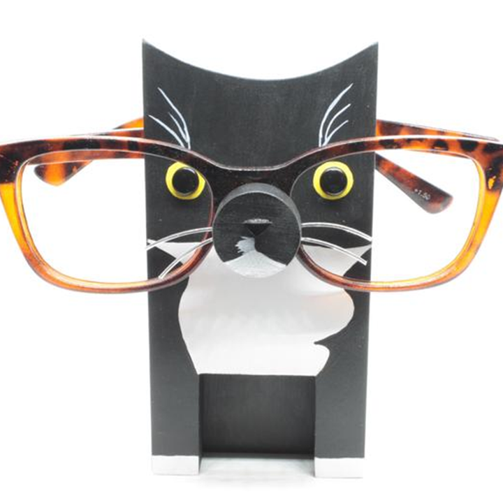 Cute Little Gray Cat Eyeglasses Stand – Newsukie