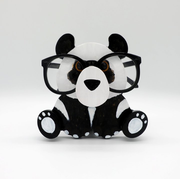 Panda Wooden Glasses Stand – Newsukie